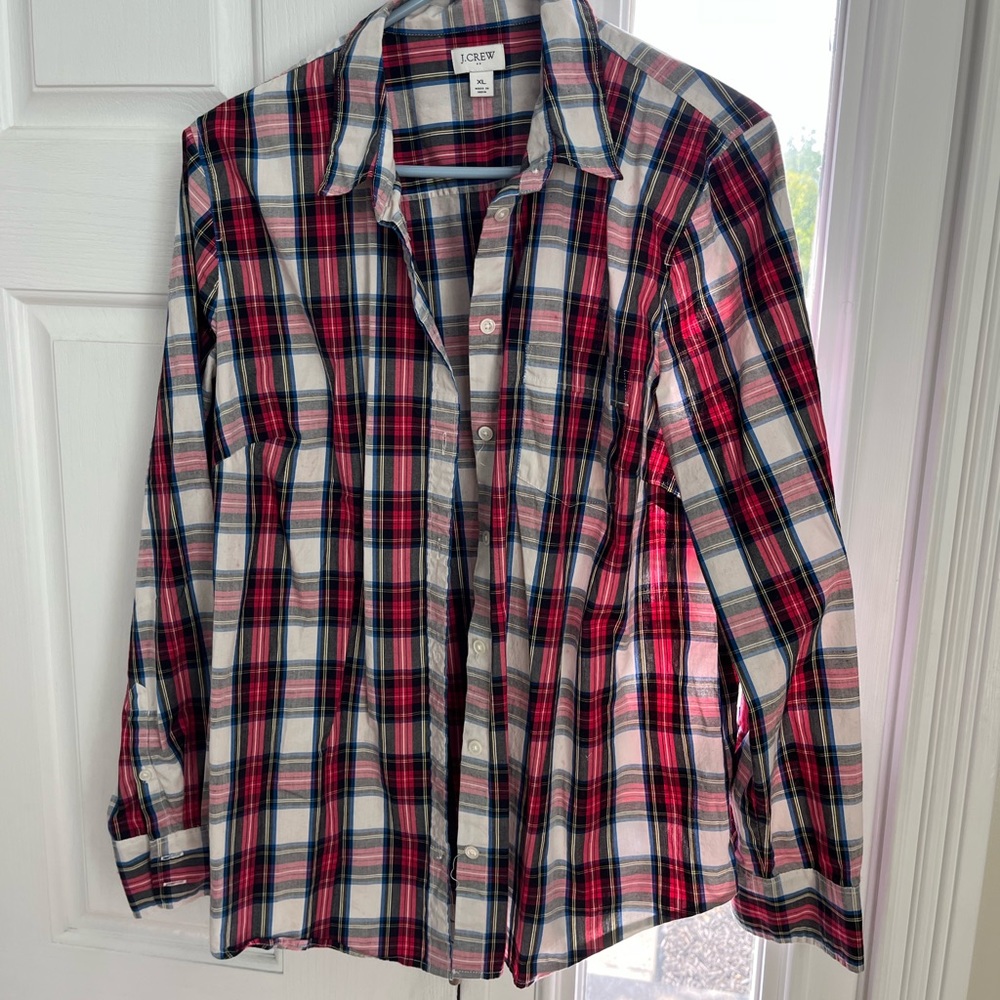 Jcrew flannel shirt xL